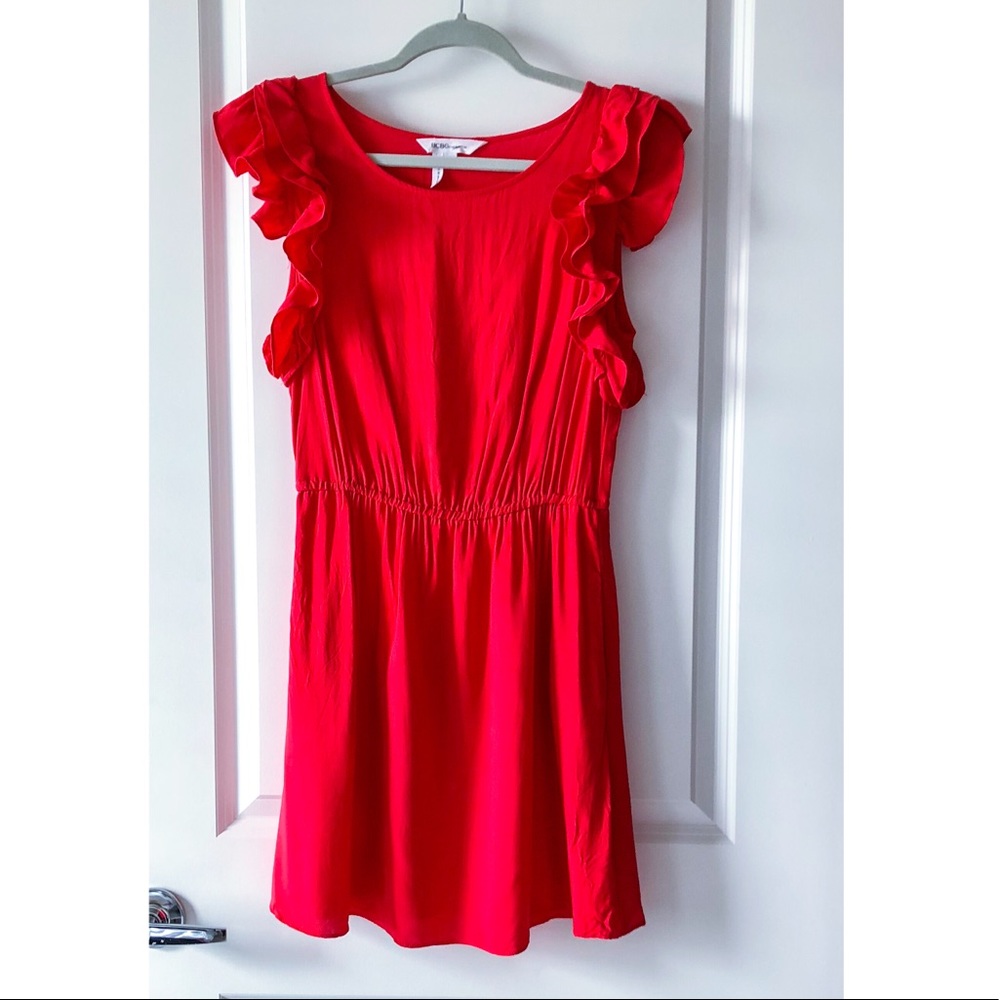 BCBGENERATION Flutter Sleeve Dress